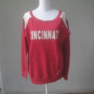 Cincinnati aka UC Bearcats--Cincinnati OH crewneck Sweatshirt fleece size Med